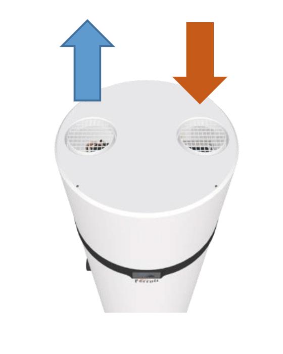 Ferroli EGEA TECH LT 120-Litre Heat Pump for DHW with Wi-Fi with reference GAA0Y8KA from the brand FERROLI