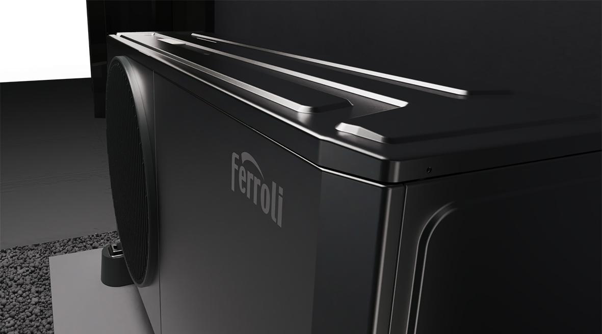 Pompe à chaleur aérothermique monobloc R290 Ferroli OMNIA Life M 14 kW avec commande avec la référence 4B4770149 de la marque FERROLI