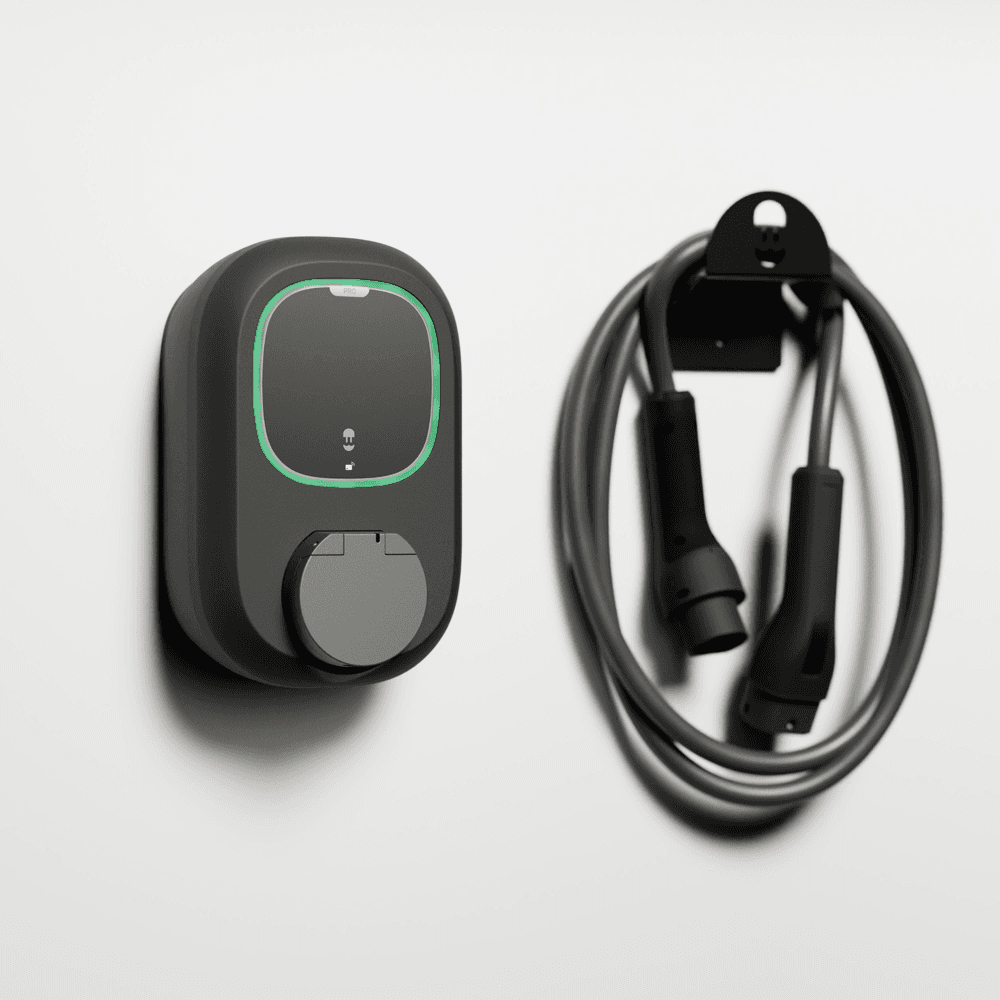 Chargeur voiture électrique avec wifi noir Wallbox Pulsar Pro Prise 7,4 kW avec la référence PPR2-W-2-2-K-002 de la marque WALLBOX