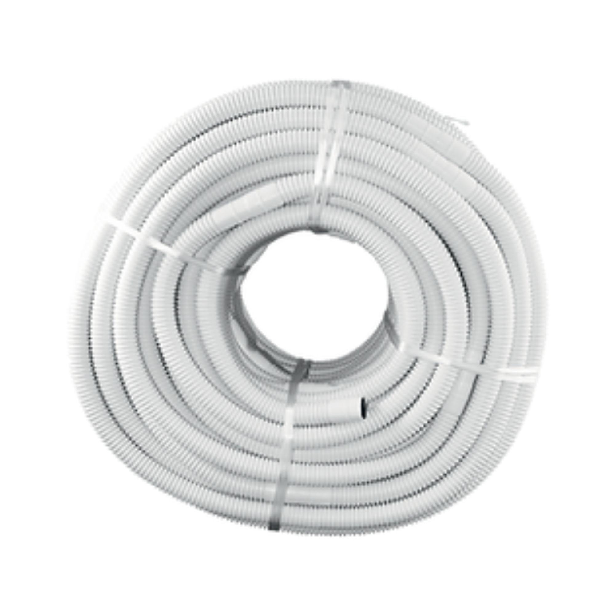 Tube d’évacuation flexible à double couche diamètre 16/18 mm - Rouleau de 50 mètres avec la référence 1504-1618 de la marque ZIMAKLIMA
