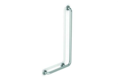 90º Left Shiny Stainless Steel Wall Support Bar with reference GW11 15 04 02 from the brand GENWEC