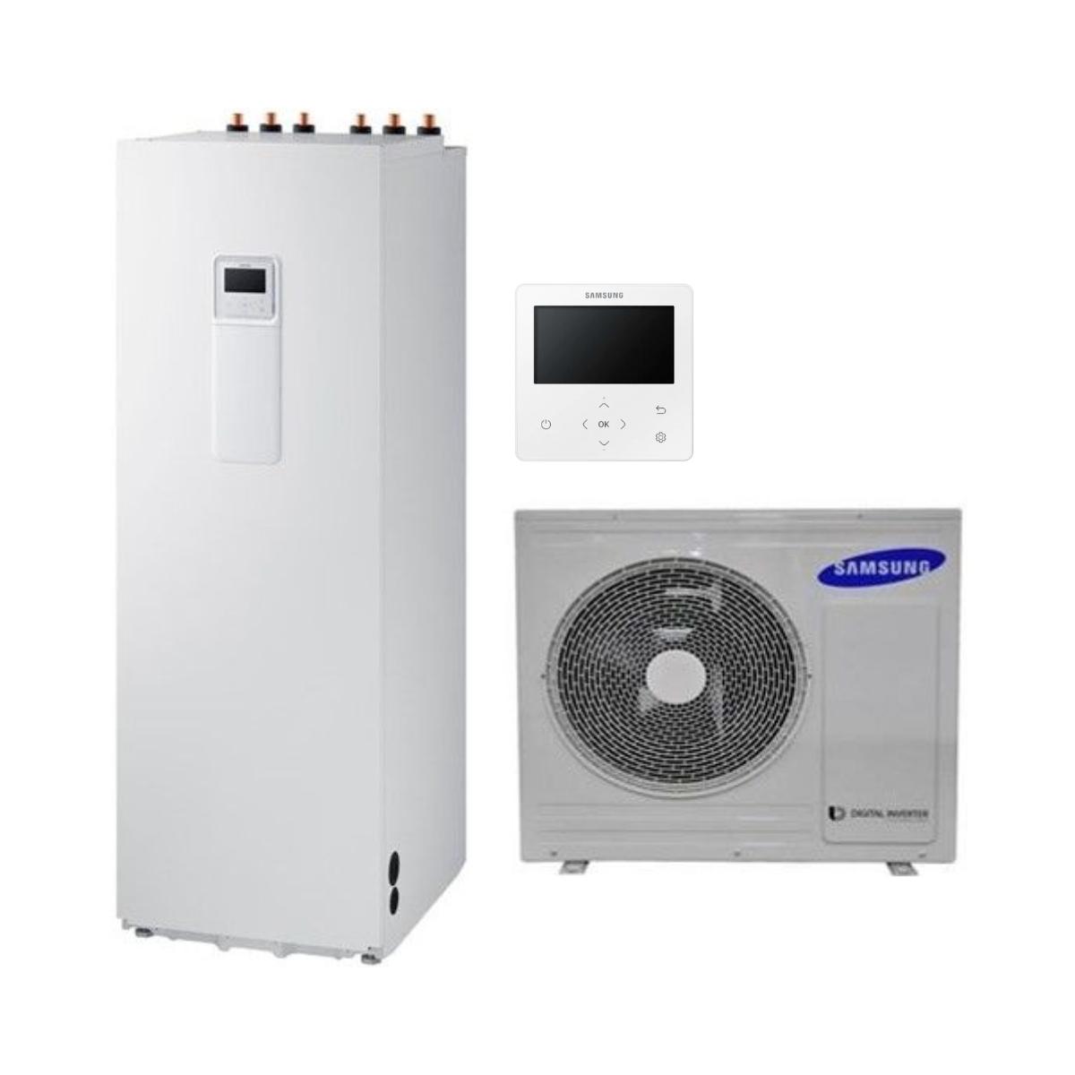 Aerothermie Samsung ClimateHub Split 5kW + accumulateur de 200 litres avec la référence SAMCLIMATEHUB5200 de la marque SAMSUNG