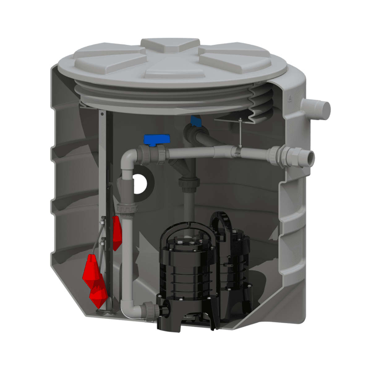 Station de pompage SFA Sanifos 610 2 VX SP T - Version vortex triphasée avec la référence 009FOS610VT de la marque SFA SANITRIT
