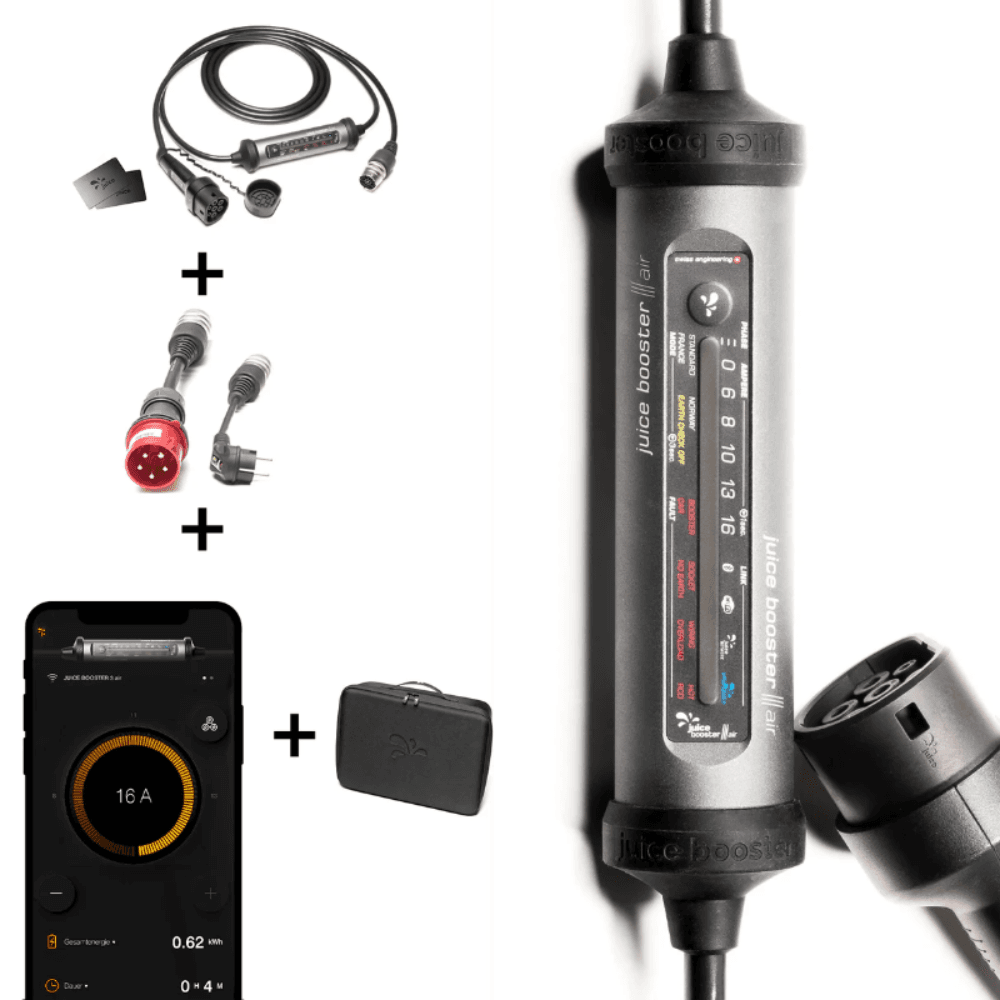 Chargeur portable pour voiture électrique Juice Booster 3 air Set de base