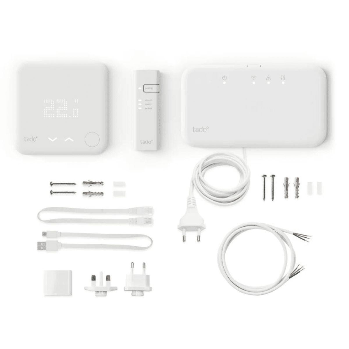 Kit de démarrage thermostat intelligent sans fil TADOº V3+ avec WiFi et application avec la référence ST KIT W V3 + de la marque TADOº