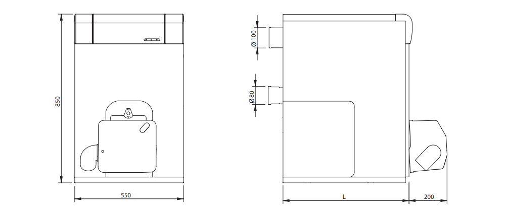 Domusa JAKA 30 HFD CONDENS 29.3 kW Oil Condensing Boiler with reference TJAK000072 from the brand DOMUSA