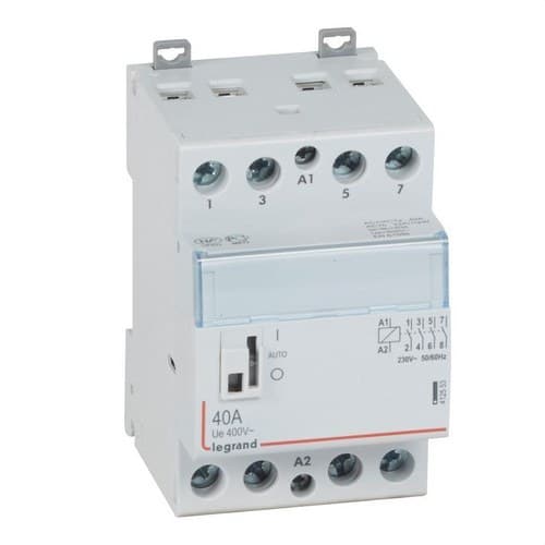 Contactor 40A 4NO 230V with reference 412553 from the brand LEGRAND