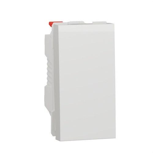 Commutateur 1 module blanc polaire New Unica avec la référence NU310318 de la marque SCHNEIDER ELECTRIC