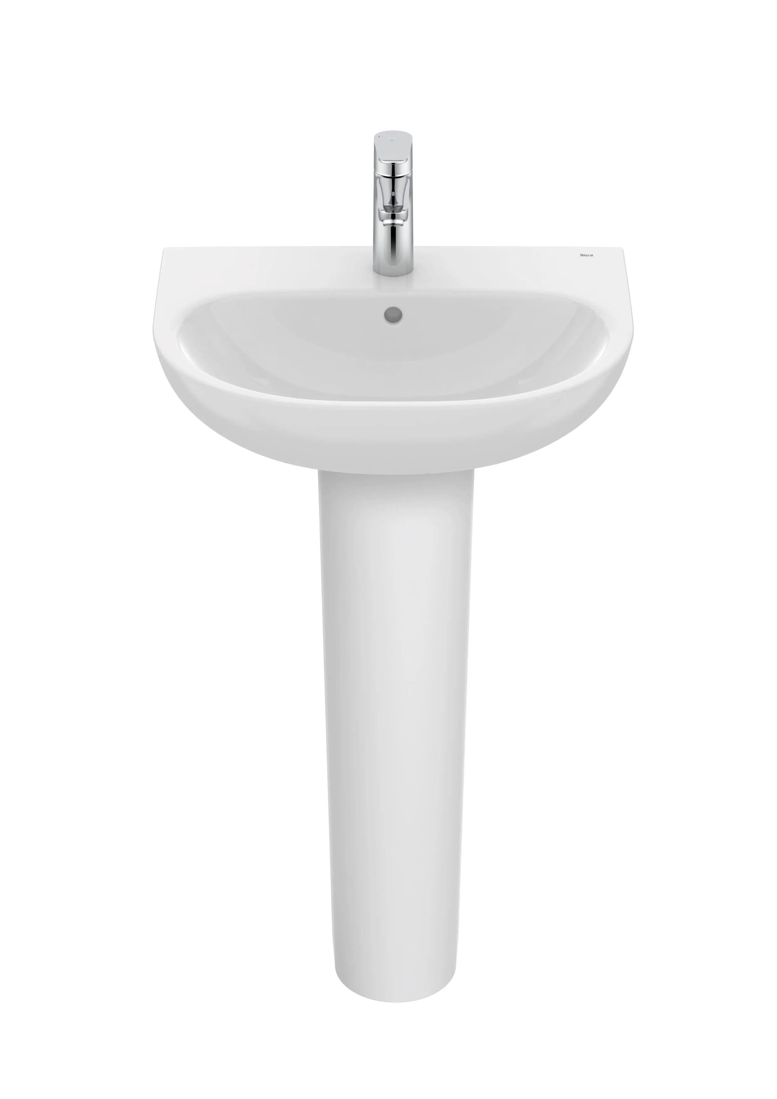 Roca Victoria 520x425mm Wall-Mounted Porcelain Basin with Fixings with reference A325V03000 from the brand ROCA
