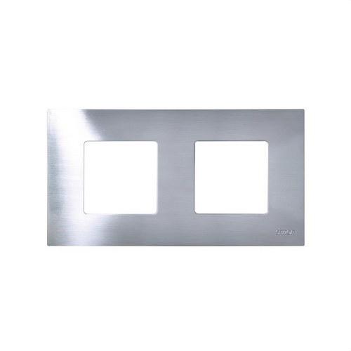 Coque interchangeable pour cadre 2 éléments inox Simon 27 Play avec la référence 2700627-042 de la marque SIMON