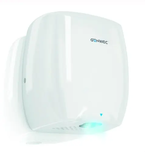 Sèche-mains avec capteur électronique E-flow aluminium blanc 220-240V avec la référence GW01 12 02 00 de la marque GENWEC
