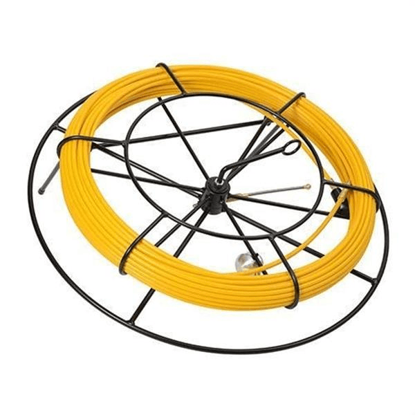 Passe-câbles fibre autoénergétique jaune 6mm VH600 - Rouleau de 50 mètres avec la référence 30617050 de la marque ESTIARE