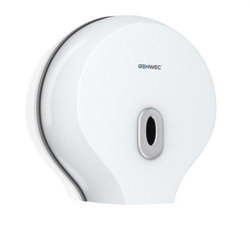 Distributeur de papier toilette jumbo ABS blanc avec la référence GW03 19 01 00 de la marque GENWEC