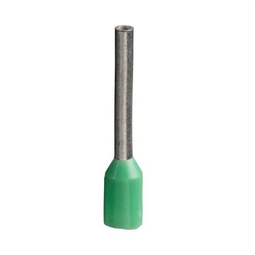 Embout de câble isolé sans isolation 6mm2 vert avec la référence DZ5CE062 de la marque SCHNEIDER ELECTRIC