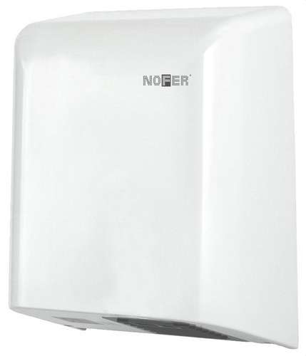Sèche-mains avec capteur électronique BIGFLOW ABS blanc avec la référence 01461.W de la marque NOFER