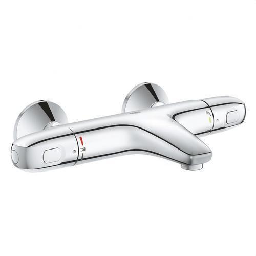 Thermostat pour douche et baignoire 1/2 Grohtherm 1000 chrome avec la référence 34816003 de la marque GROHE