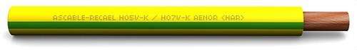 Câble H07V-K CPR 10 jaune-vert - Rouleau de 100 mètres avec la référence 315620000363 de la marque RECAEL