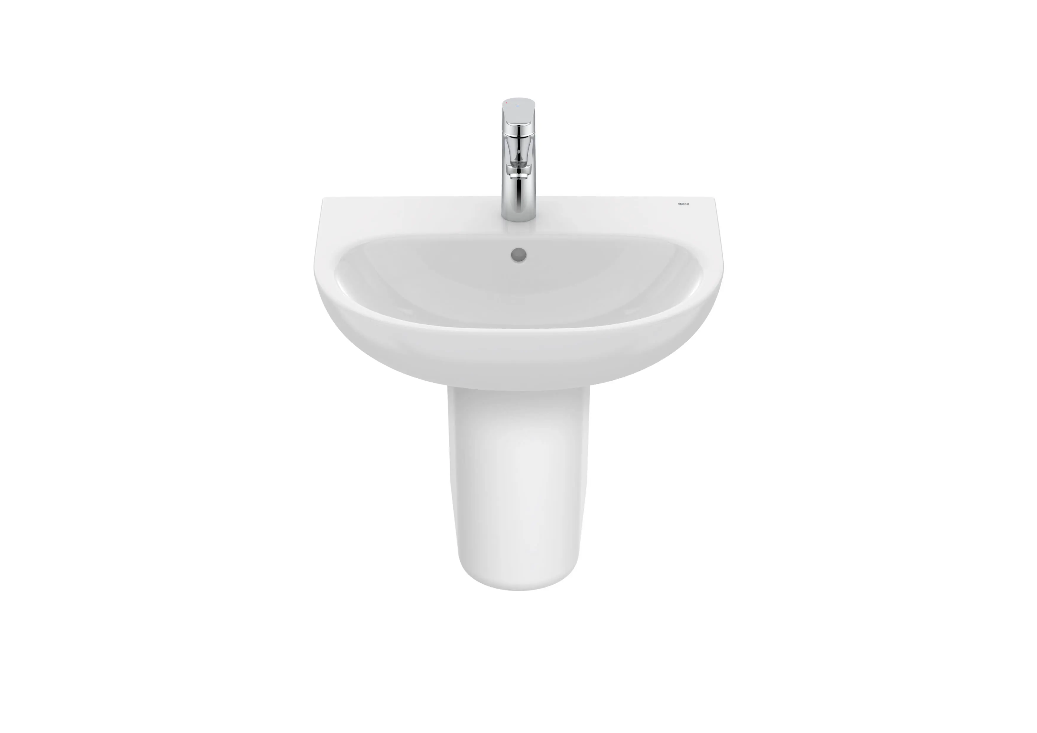 Roca Victoria 520x425mm Wall-Mounted Porcelain Basin with Fixings with reference A325V03000 from the brand ROCA
