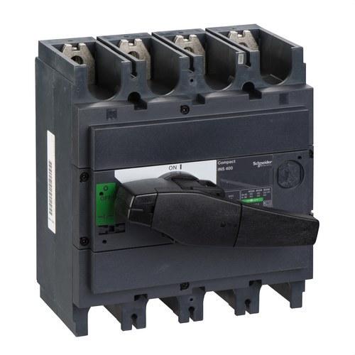 Disjoncteur sectionneur Interpact INS400 4 P 400 A avec la référence 31111 de la marque SCHNEIDER ELECTRIC