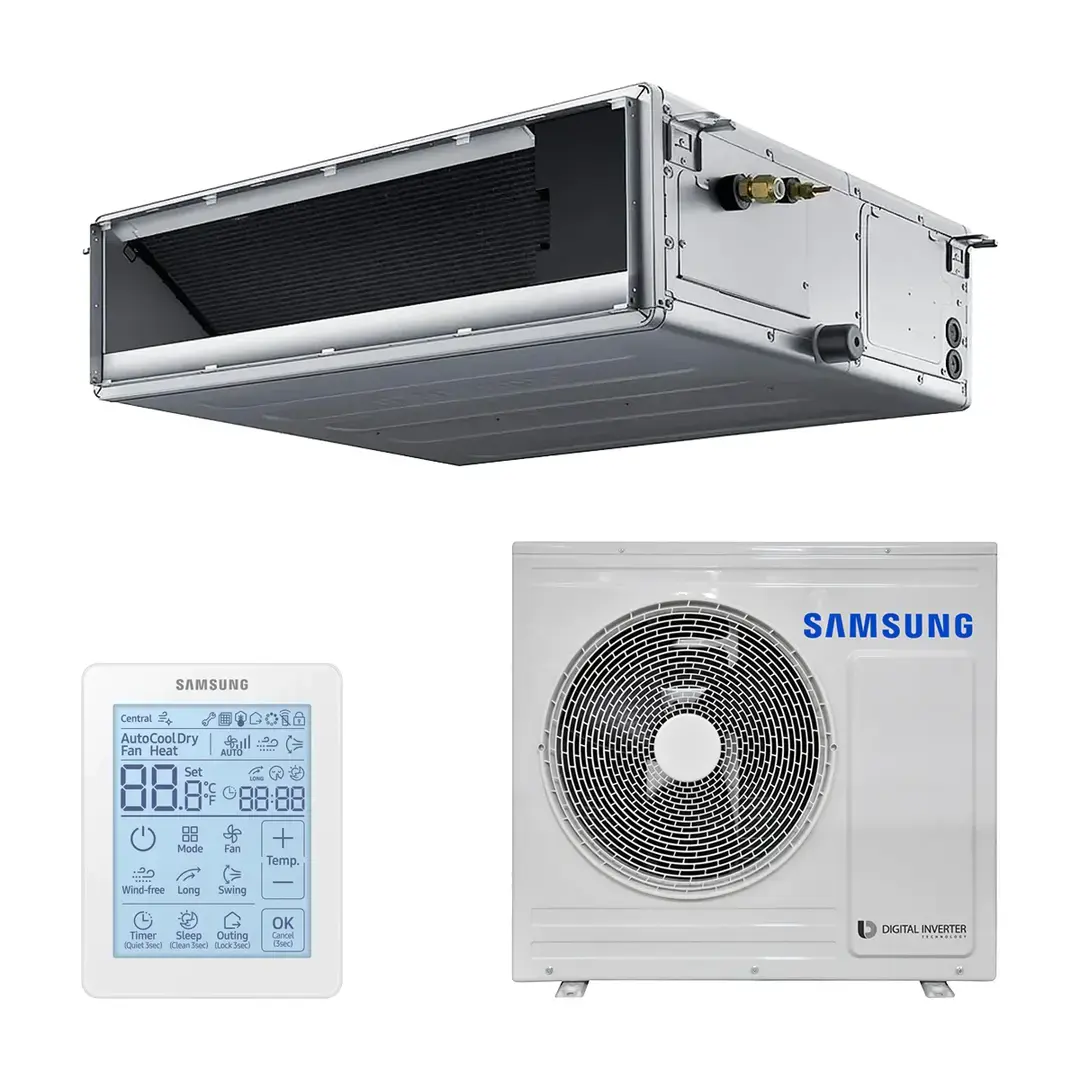 Climatiseur gainable Samsung Deluxe 6,8 kW 23000 BTU avec la référence F-AC071RXN de la marque SAMSUNG
