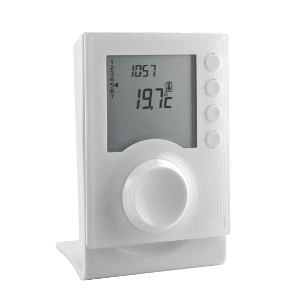 Thermostat d'ambiance sans fil Delta Dore Tybox 137+ avec la référence 6053073 de la marque DELTA DORE
