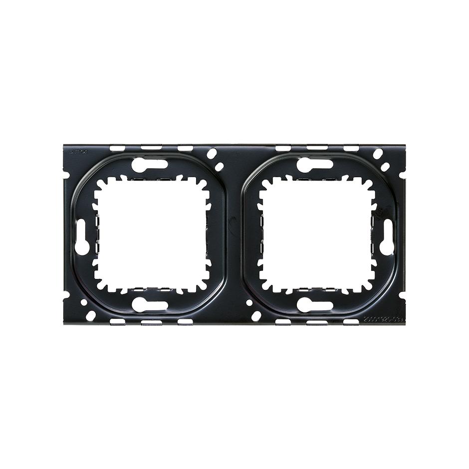 Cadre 2 éléments noir Simon 270 avec la référence 20001920-039 de la marque SIMON