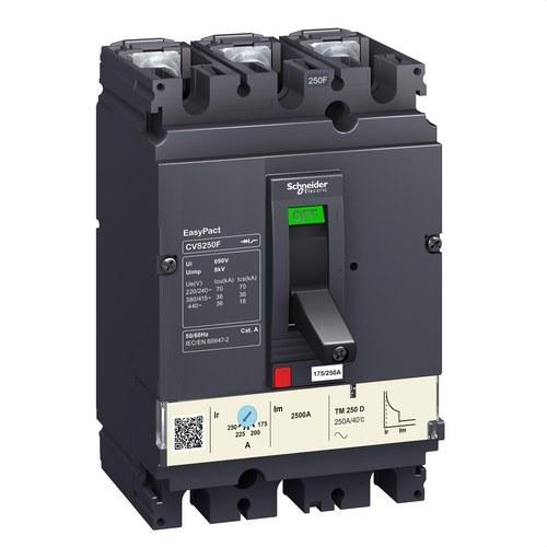 Disjoncteur automatique Easypact CVS250F TM250D 3P/3R avec la référence LV525333 de la marque SCHNEIDER ELECTRIC