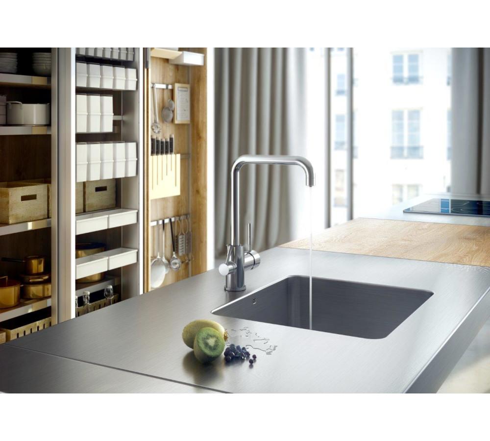 Mitigeur de cuisine avec 3 voies Genebre TAU chrome avec la référence 65702 18 45 66 de la marque GENEBRE
