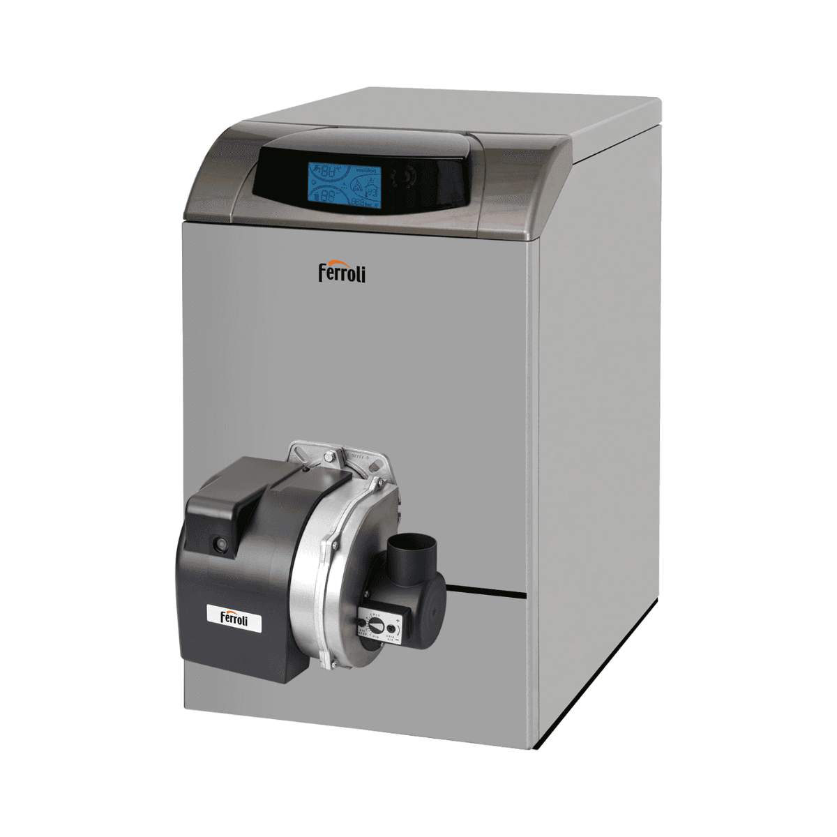 Groupe thermique au fioul en fonte Ferroli ATLAS D LN 50 de 5 éléments avec la référence 382100502 de la marque FERROLI