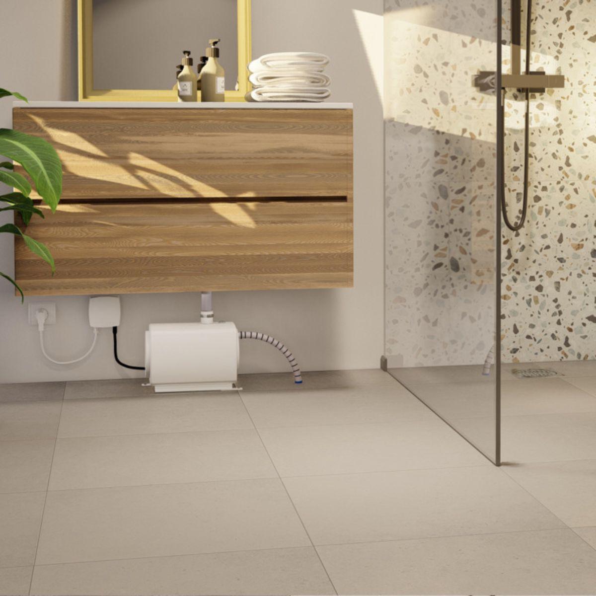 Pompe à eau aspirante avec siphon pour douche SFA Sanifloor+ 1 avec la référence HIFLOOR1 de la marque SFA SANITRIT