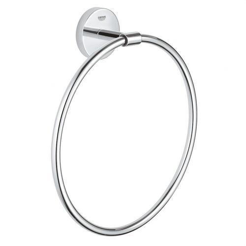 Anneau porte-serviettes diamètre 180mm Grohe BauCosmopolitan chrome avec la référence 40460001 de la marque GROHE