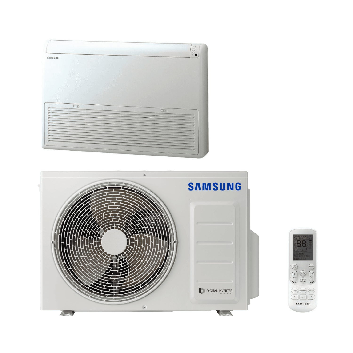 Climatiseur sol/plafond Samsung 7,1 kW 24000 BTU avec la référence F-FLOORCEIL71R de la marque SAMSUNG