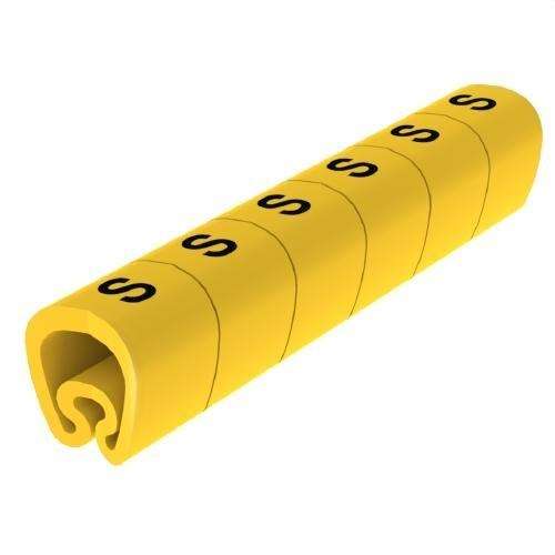 Marqueurs pré-découpés jaunes Ø18 en PVC plastifié avec la référence 1813-S de la marque UNEX