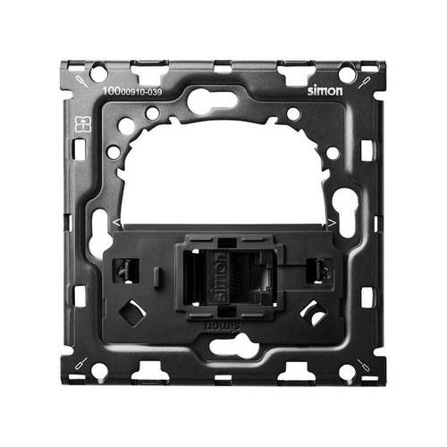 Kit back pour 1 élément avec 1 connecteur informatique RJ45 6 UTP avec adaptateur Simon 100 avec la référence 10010106-039 de la marque SIMON