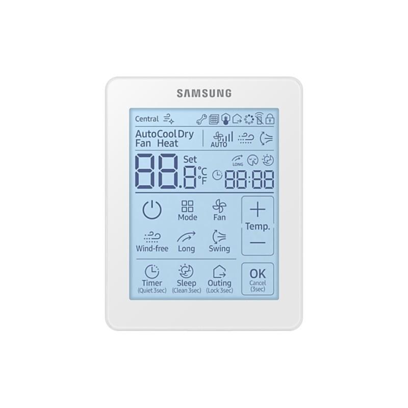 Contrôleur filaire tactile Samsung pour climatiseur avec la référence MWR-SH11N de la marque SAMSUNG