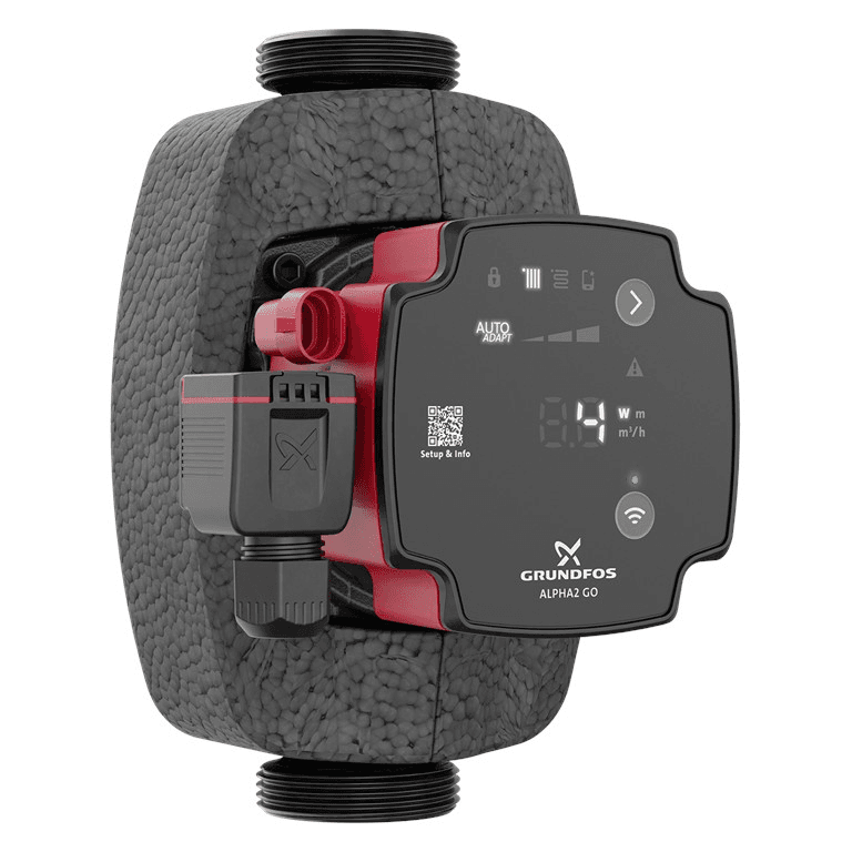 Pompe de circulation Grundfos ALPHA2 GO 25-90 180 avec la référence 93074208 de la marque GRUNDFOS