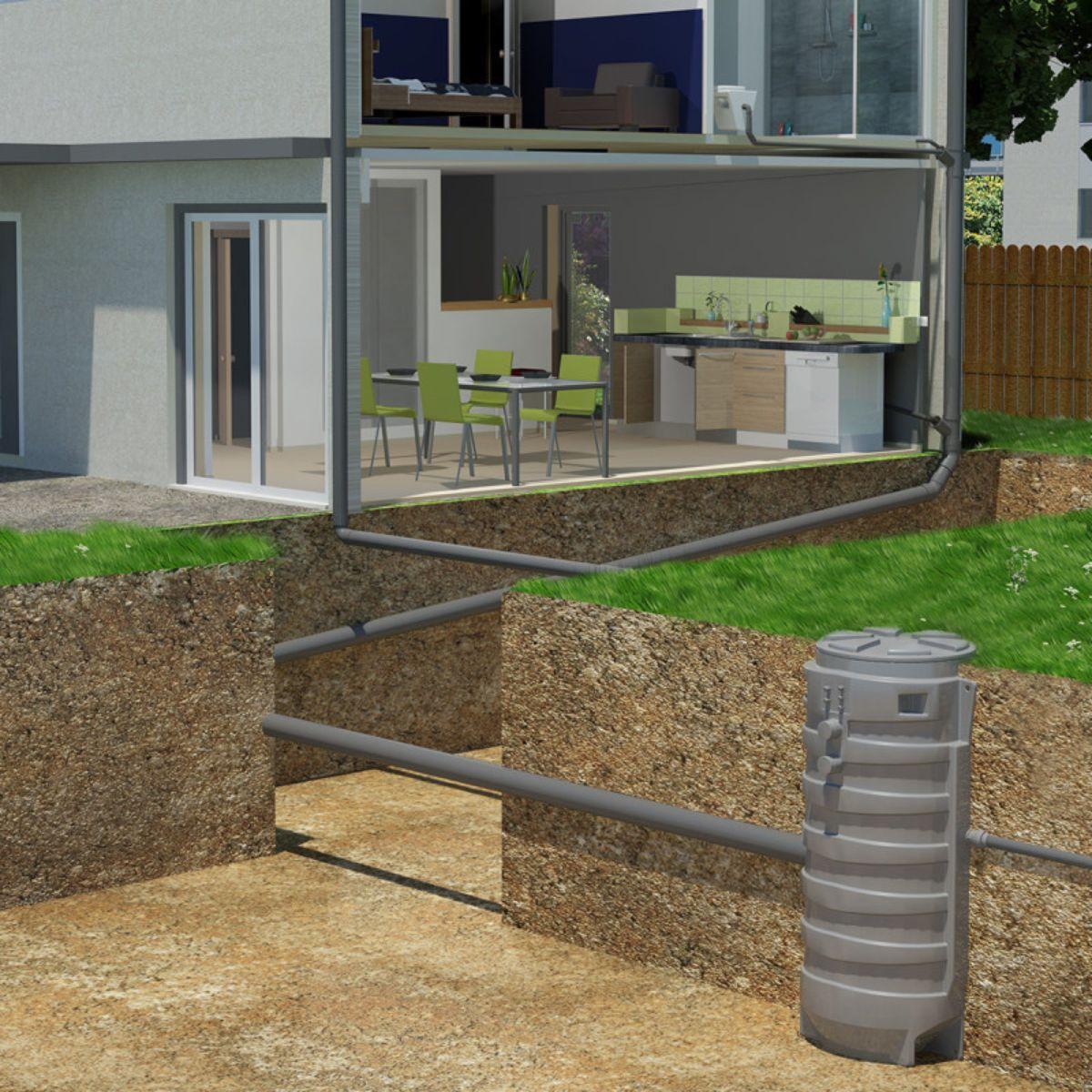 Station de pompage triphasée SFA Sanifos 1300 2VX SP T - Version vortex avec la référence 009FOS1300VT de la marque SFA SANITRIT